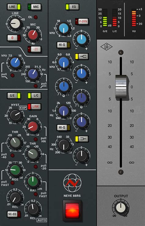 neve channel strip plugin